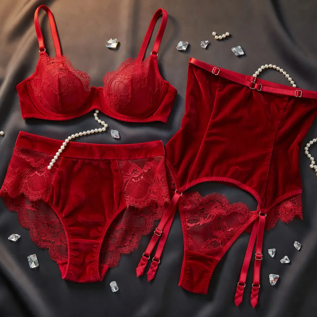 Red Velvet Set